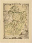 Mappa que contem o pais conhecido da colonia athe as Missões, e o caminho q. fizeraõ as duas armadas de S. Mag. de Fidellma, e Cattolica